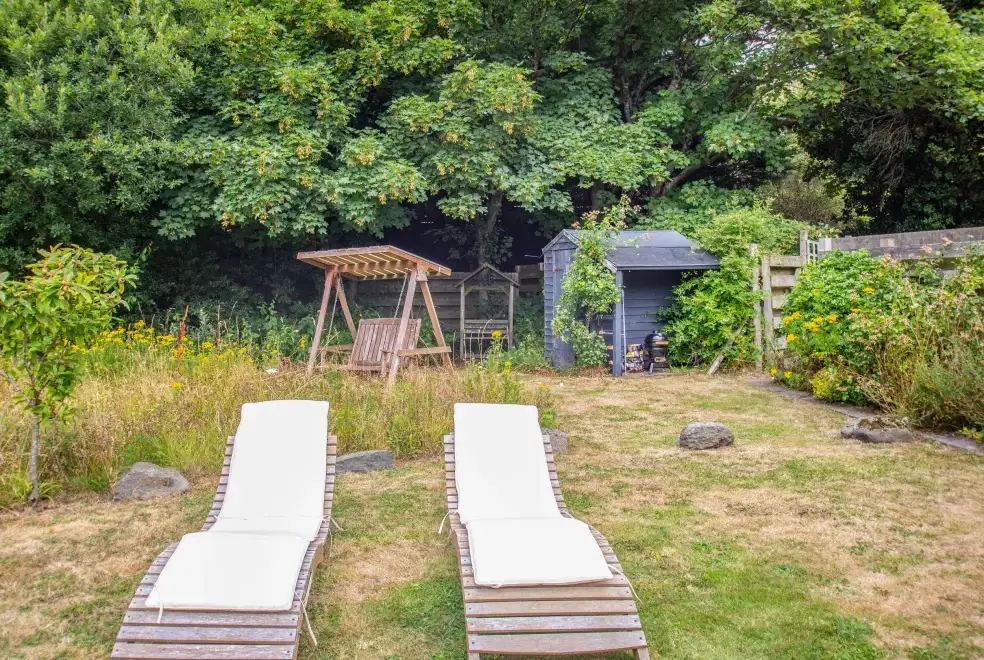 Garden at The Shepherd's Hut