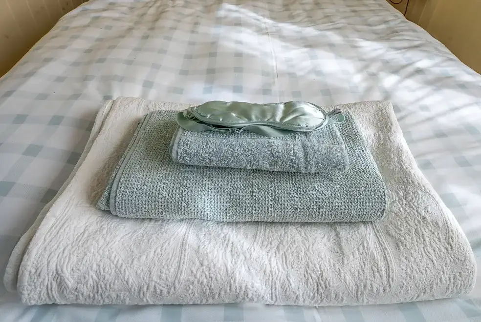 Bedroom at The Shepherds Hut