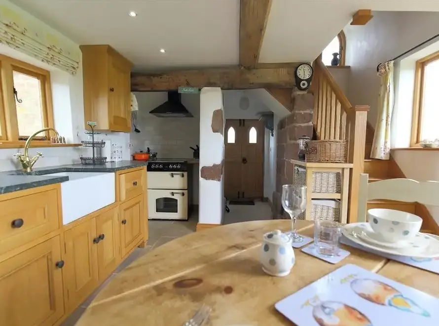 Kitchen/diner at The Shooting Folly Romantic Retreat