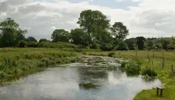 Countryside views at The Shooting lodge, Wrackleford Estate