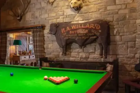 Games Room at The Shooting lodge, Wrackleford Estate, Dorset