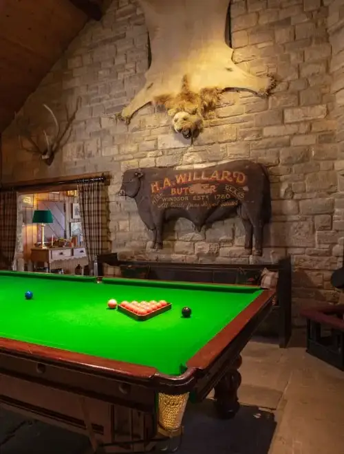 Games Room at The Shooting lodge, Wrackleford Estate