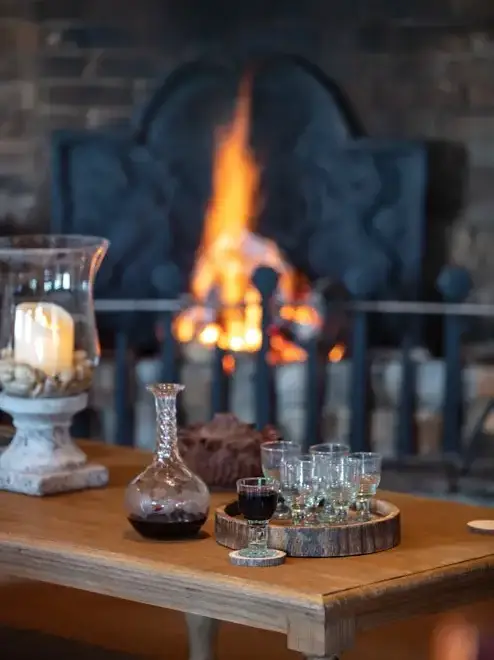 Firepit at The Shooting lodge, Wrackleford Estate