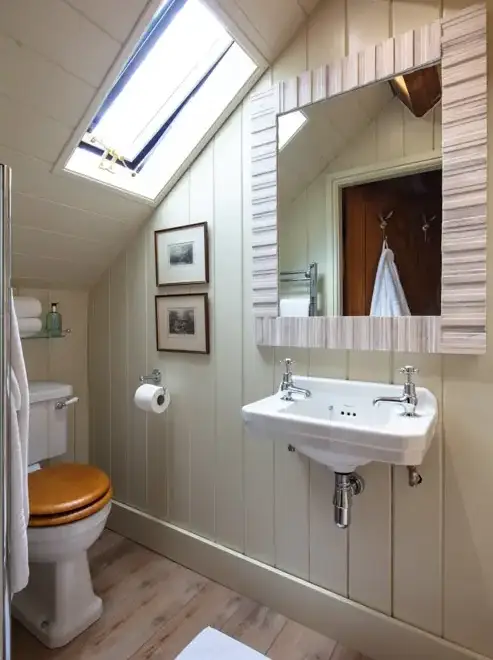 Shower room at The Shooting lodge, Wrackleford Estate