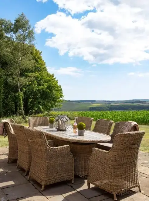Countryside views at The Shooting lodge, Wrackleford Estate