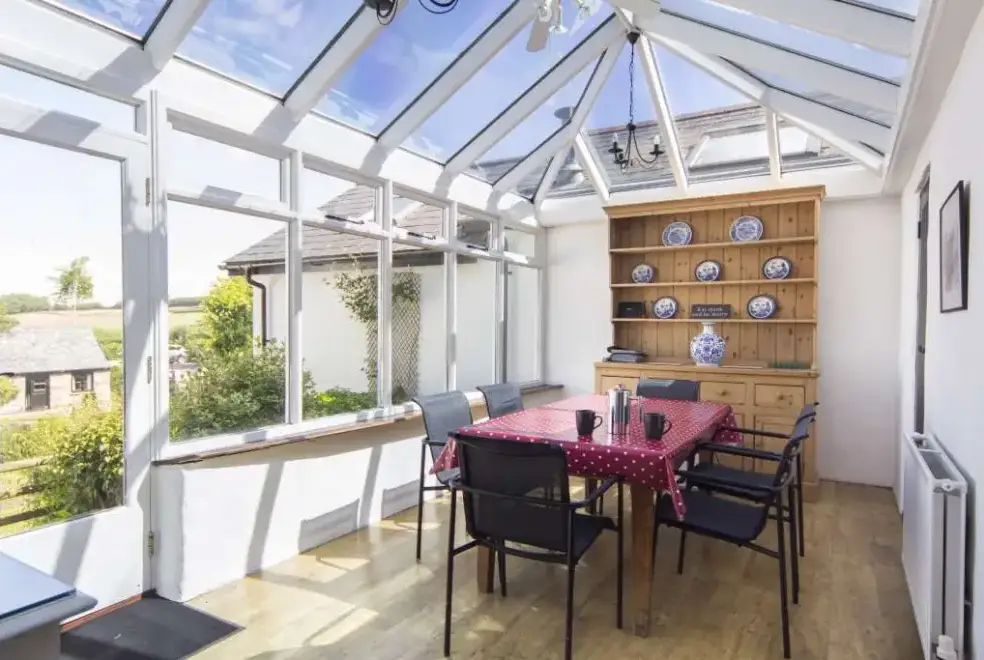 Conservatory at The Smithy at Three Gates Farm