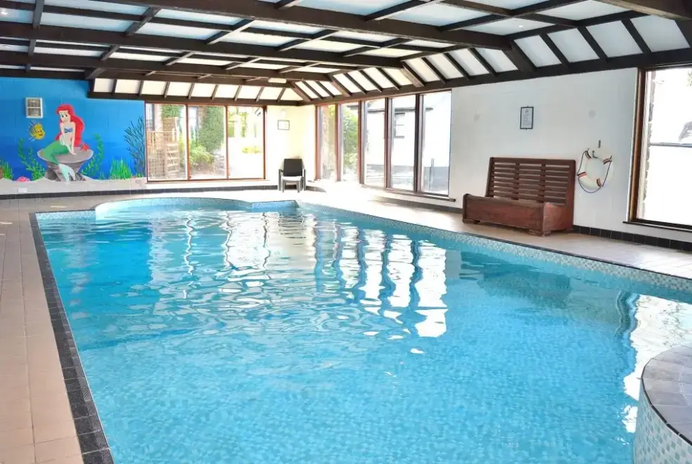 Private Swimming Pool at The Smithy at Three Gates Farm