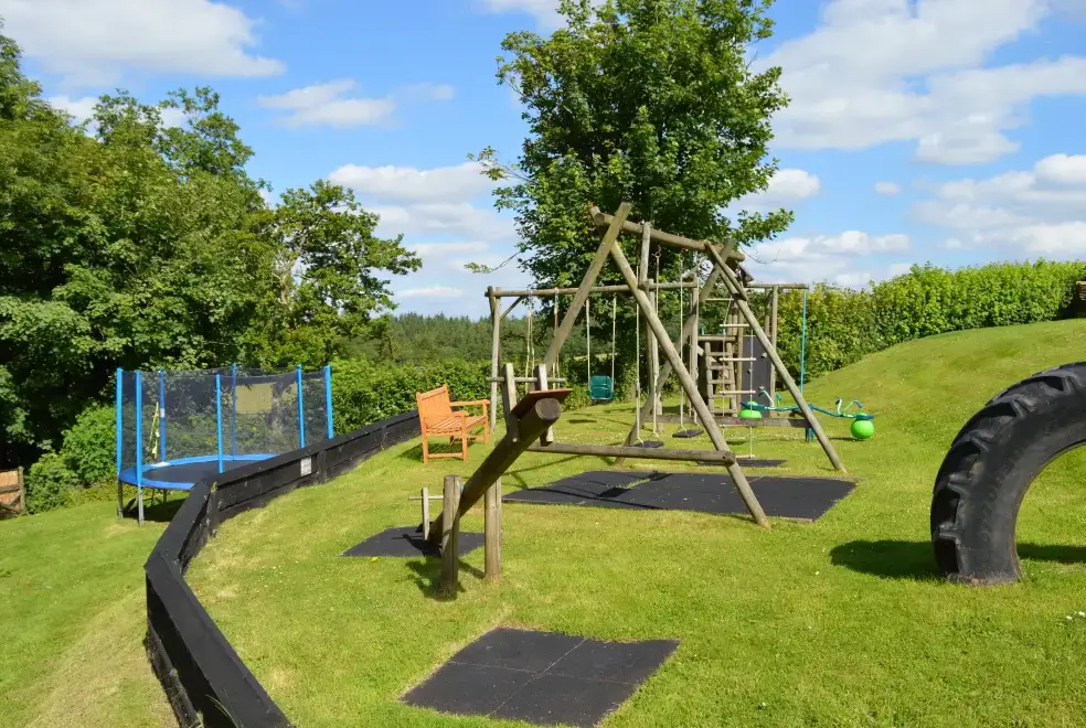 Children’s play area at The Smithy at Three Gates Farm