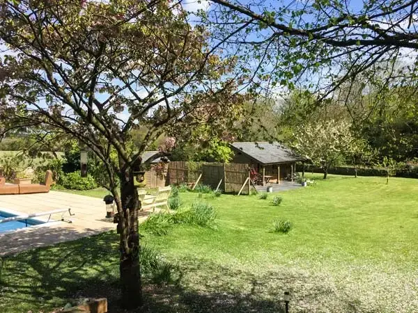 Garden at The Springs Romantic Holiday Lodge