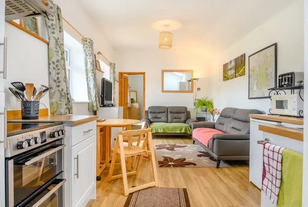 Kitchen/diner at The Stable @ Rose Cottage