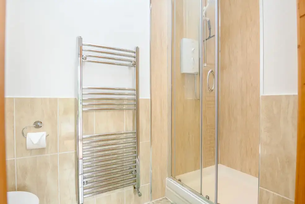 Shower room at The Stable @ Rose Cottage