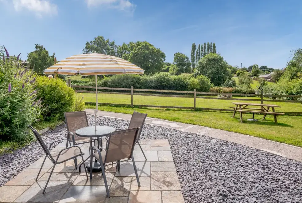 Garden furniture at The Stable @ Rose Cottage