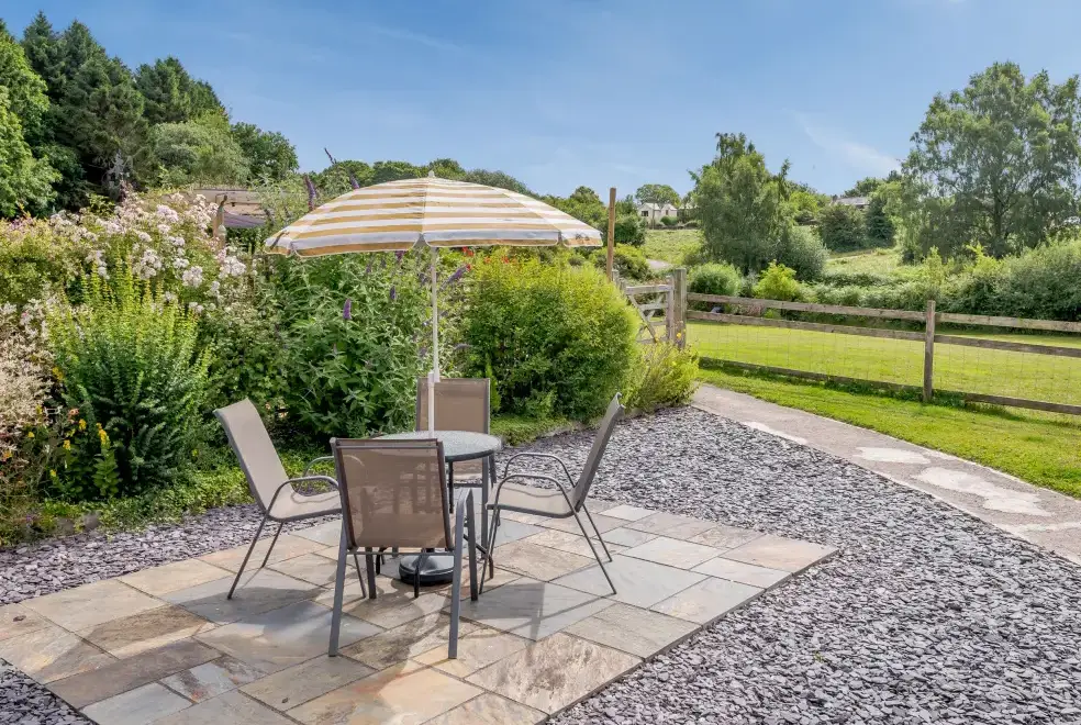 Garden furniture at The Stable @ Rose Cottage