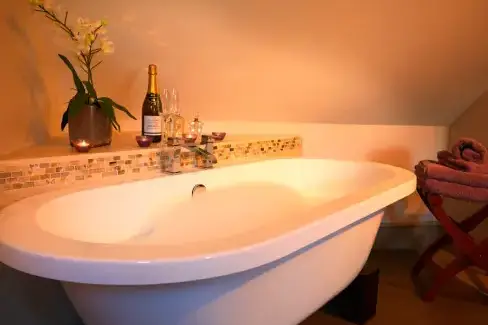 Family bathroom at The Stables Holiday Cottage, North Yorkshire