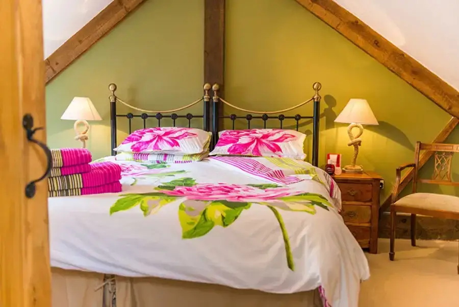 Bedroom at The Stables Holiday Cottage