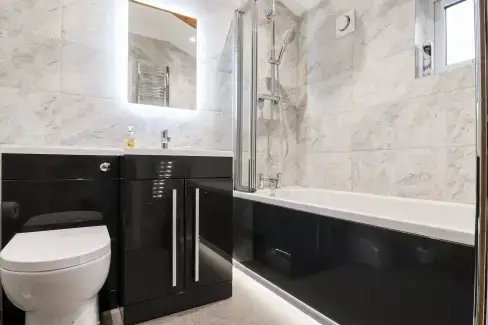 Family bathroom at The Stables @ Merrydown, Devon