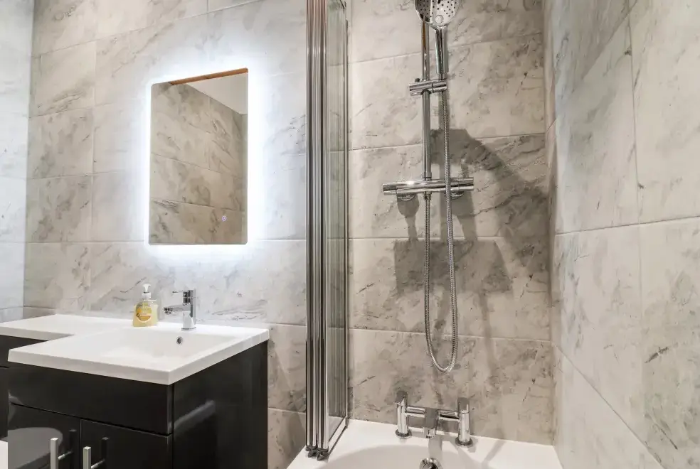 Shower room at The Stables @ Merrydown