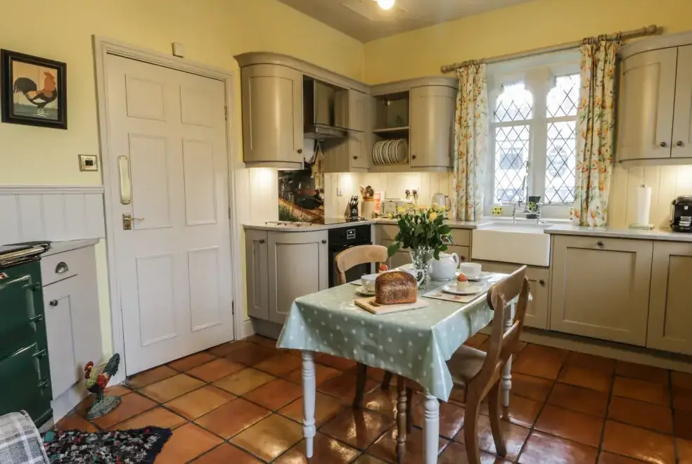 Farmhouse style kitchen at The Station House