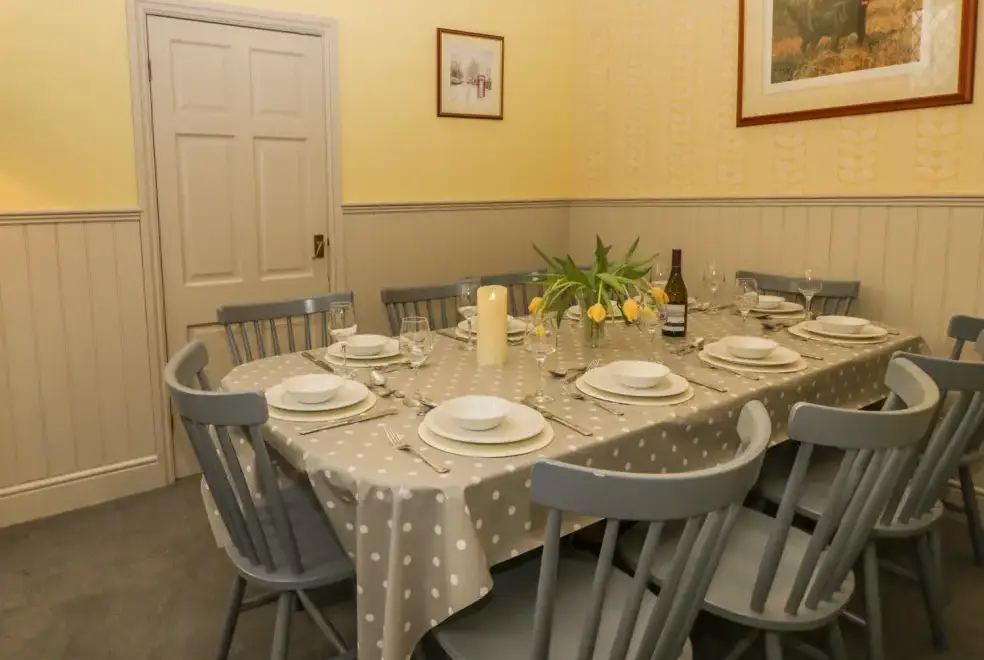 Dining room at The Station House