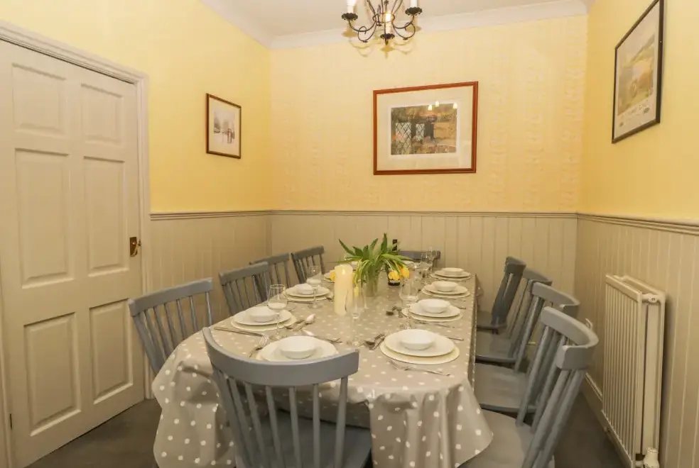 Dining room at The Station House