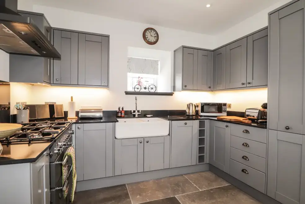 Farmhouse style kitchen at The Steading
