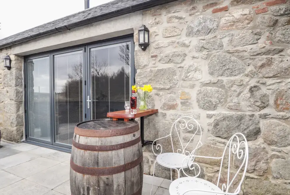 Patio area at The Steading