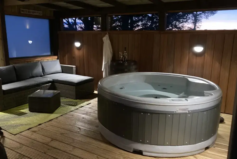 Private Hot Tub at The Steading
