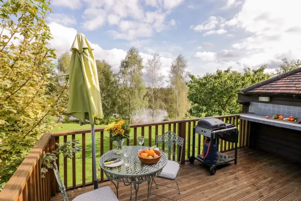 Decked area at The Stilehouse Apartment