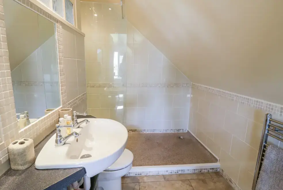 Shower room at The Stilehouse Apartment