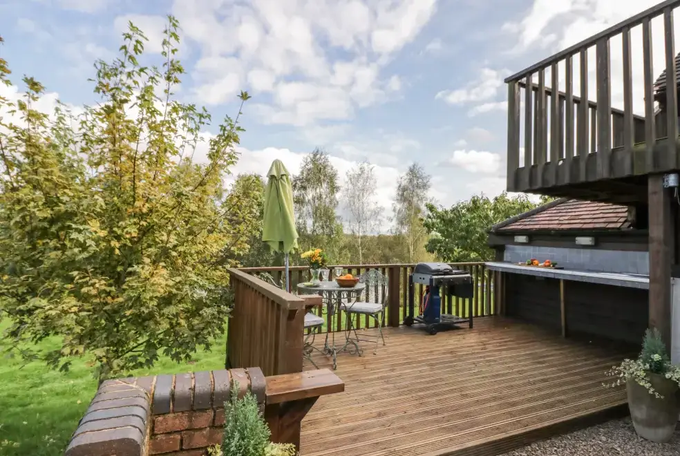 Decked area at The Stilehouse Apartment