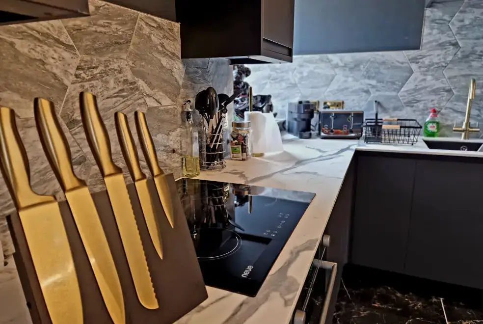 Well equipped kitchen at The Studio