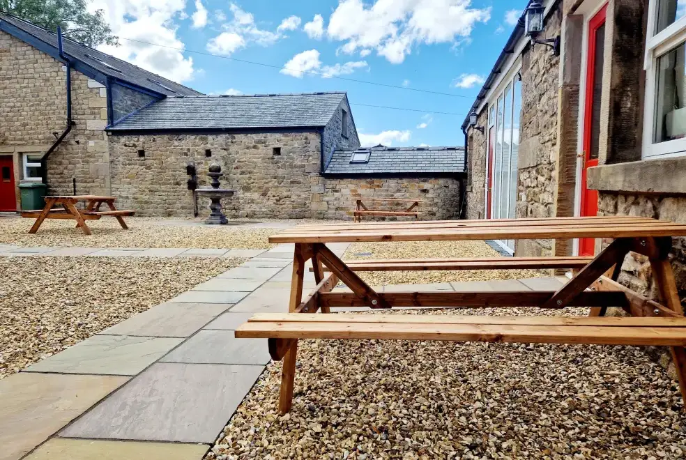 Patio area at The Studio