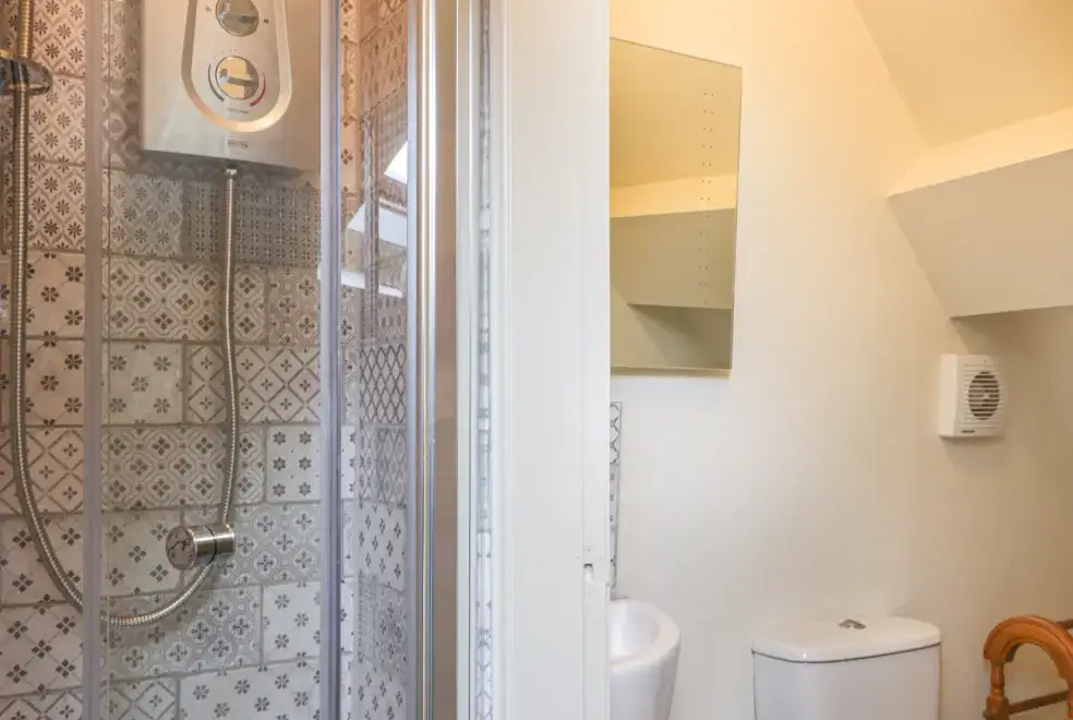 Shower room at The Ticket Office