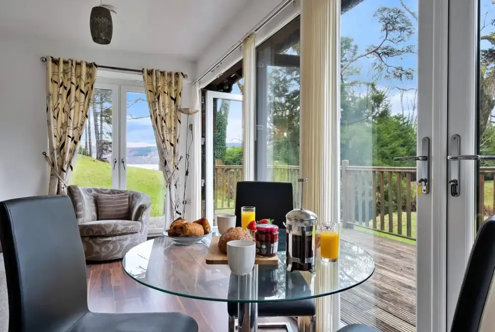 Open plan living area at The Turbine House