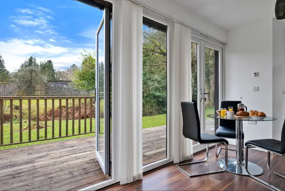 Open plan living area at The Turbine House