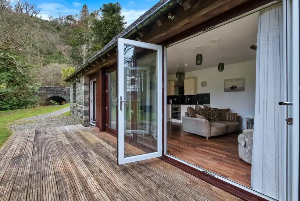 Decked area at The Turbine House
