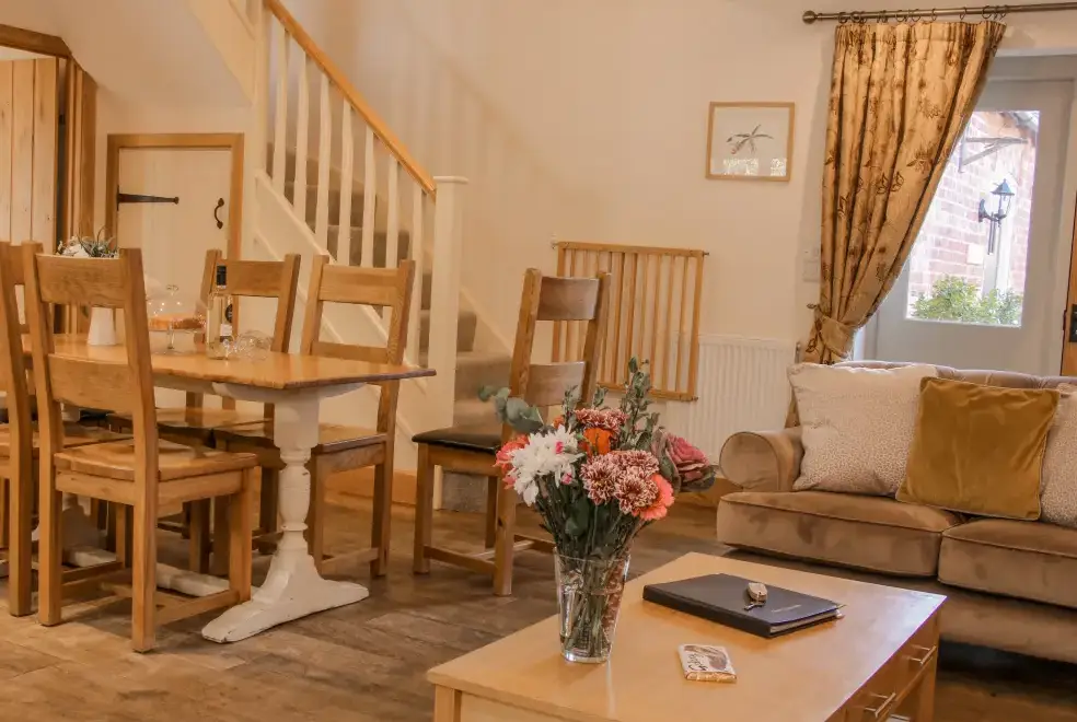 Open plan living area at The Turnip House