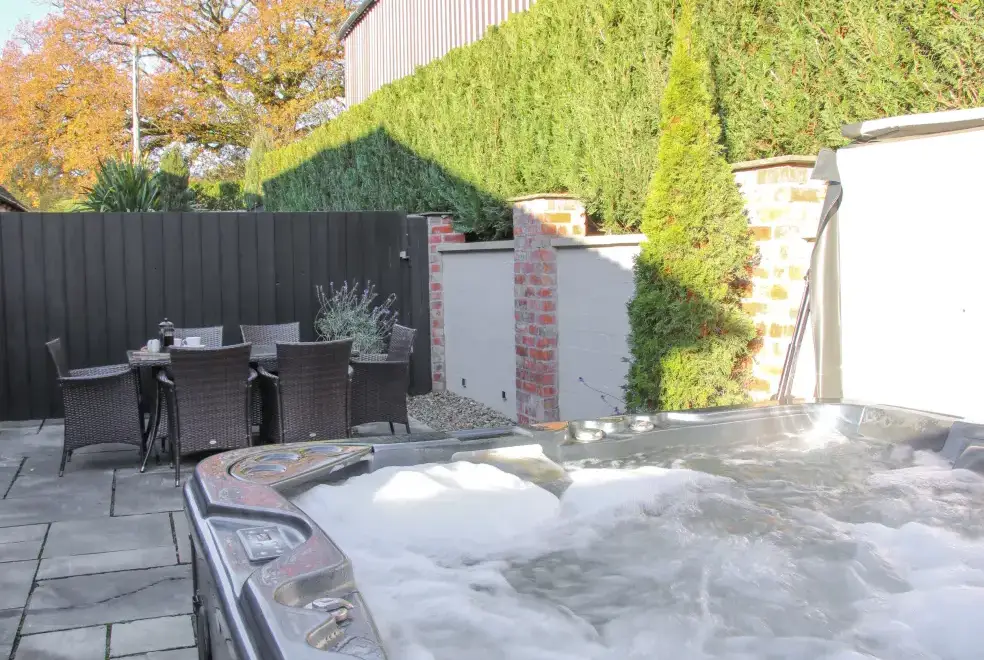 Private Hot Tub at The Turnip House