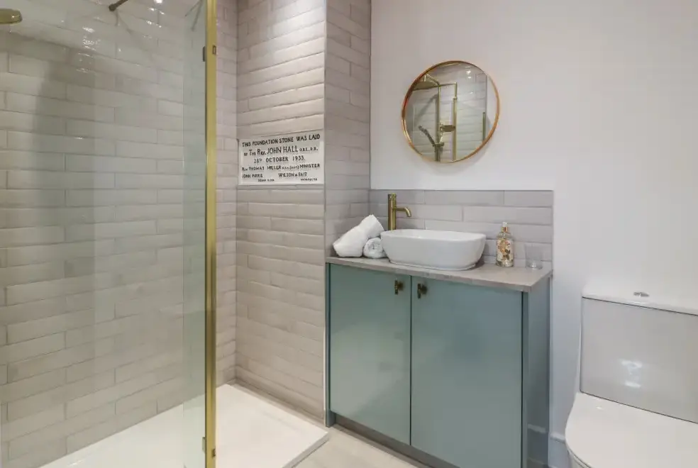 Shower room at The Vestry