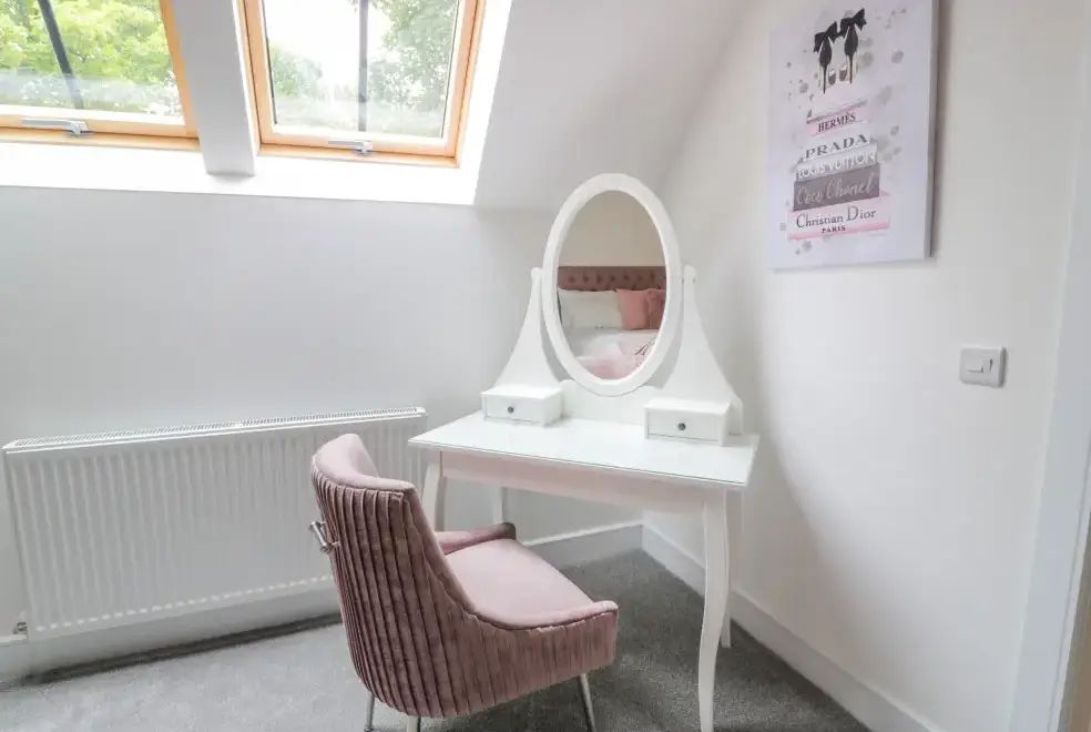 Desk area at The Vestry