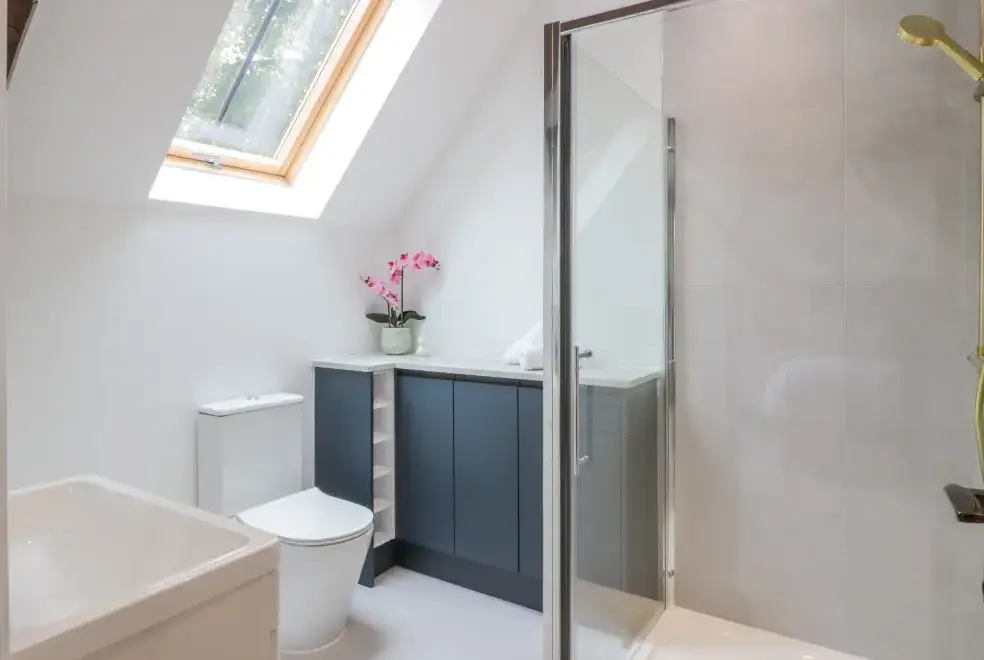 Ensuite bathroom at The Vestry