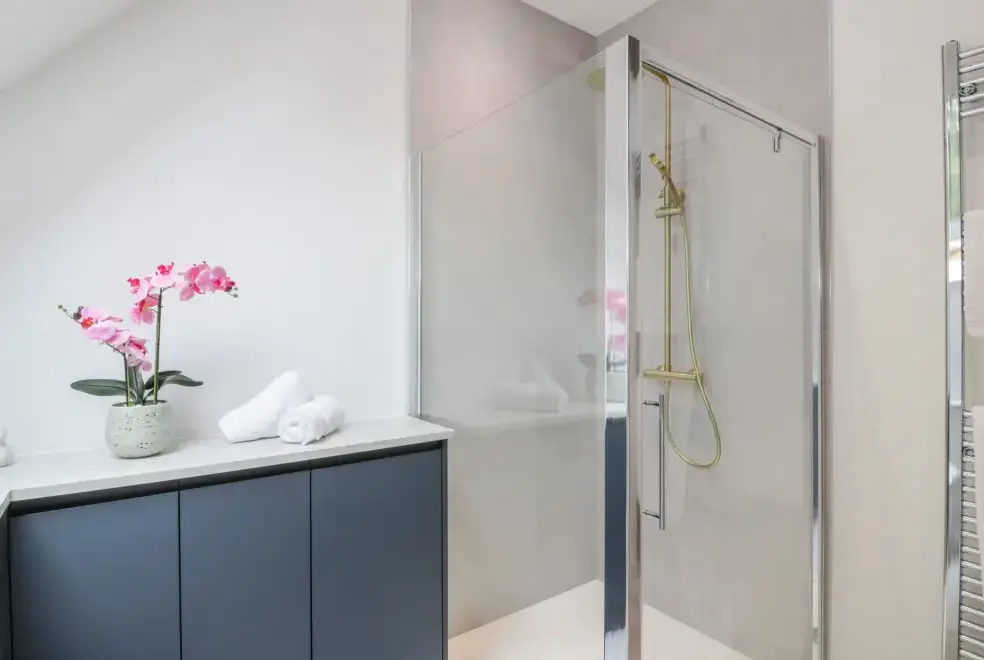 Shower room at The Vestry