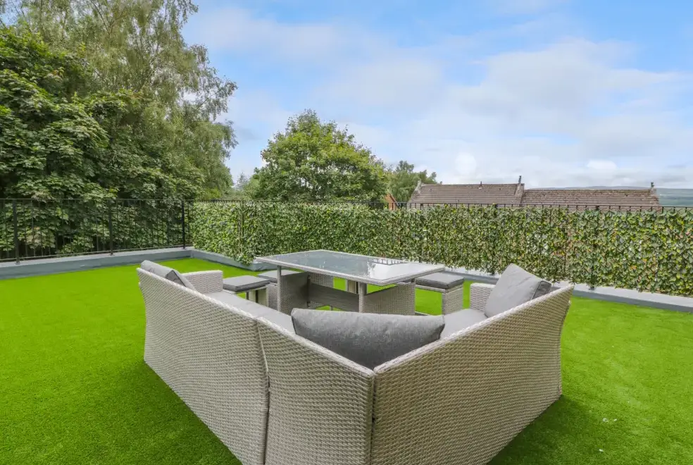 Enclosed garden at The Vestry