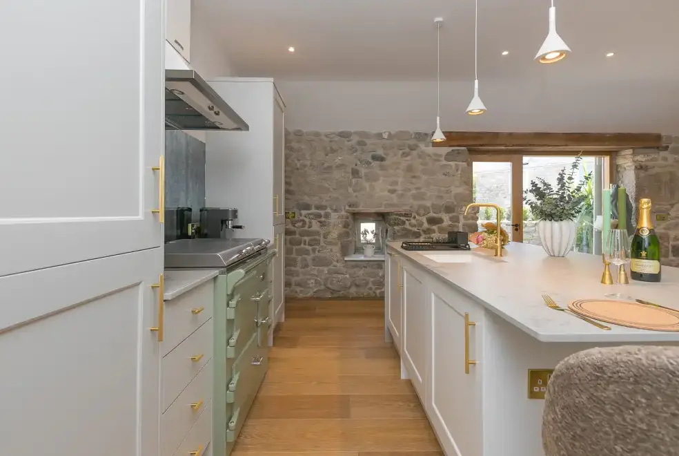 Luxury kitchen at The Wink, Cape Cornwall