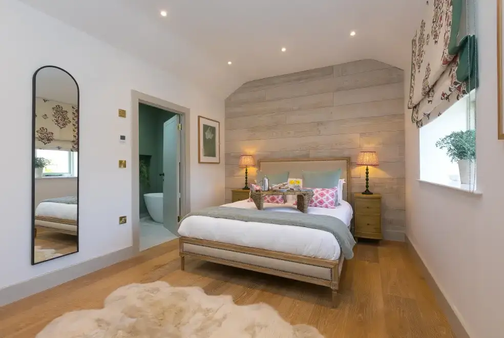 Bedroom at The Wink, Cape Cornwall