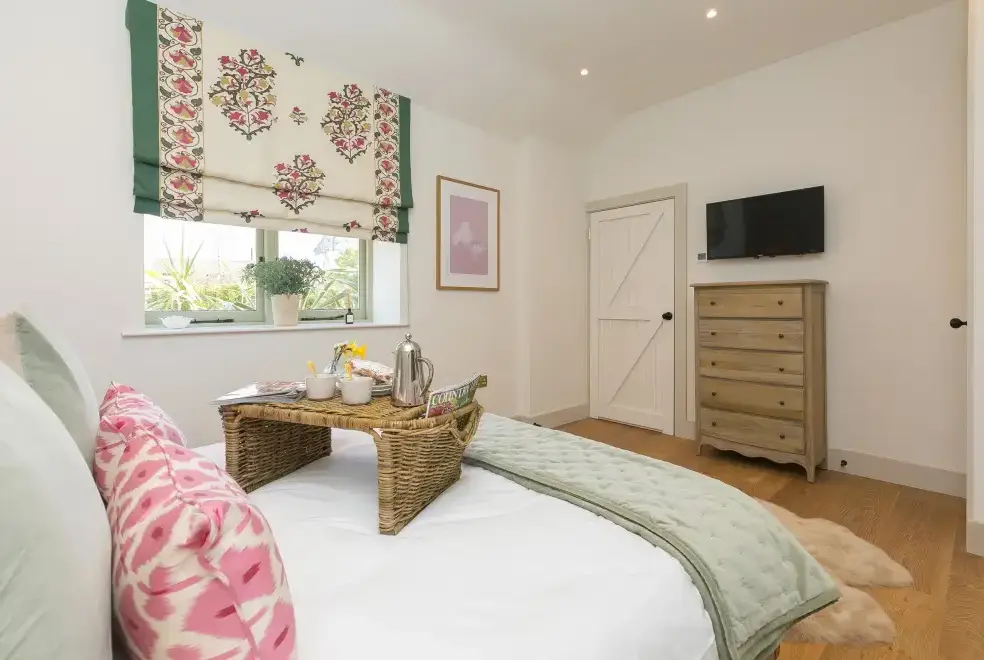 Bedroom at The Wink, Cape Cornwall