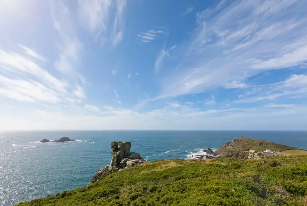 Sev view at The Wink, Cape Cornwall