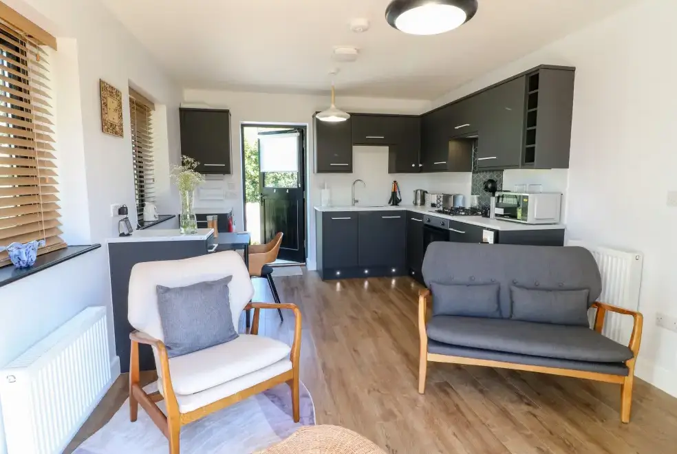 Kitchen/diner at The Wood Shed, Bank Top Farm