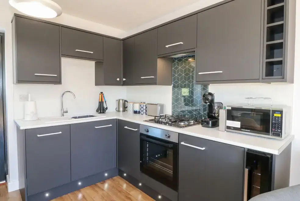 Kitchen/diner at The Wood Shed, Bank Top Farm