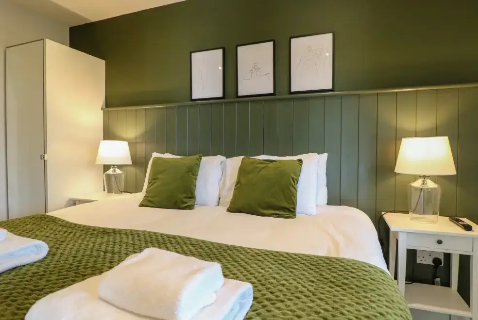 Bedroom at The Wood Shed, Bank Top Farm
